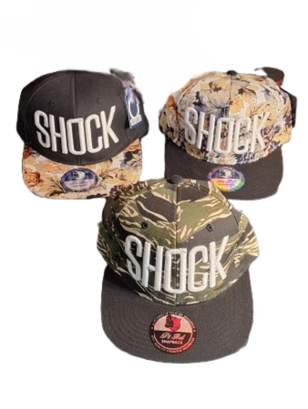 NWT Pit Bull SHOCK Embroidered Snapback Hats